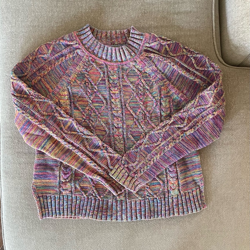 GAP WOMEN’S CROPPED CABLEKNIT SWEATER